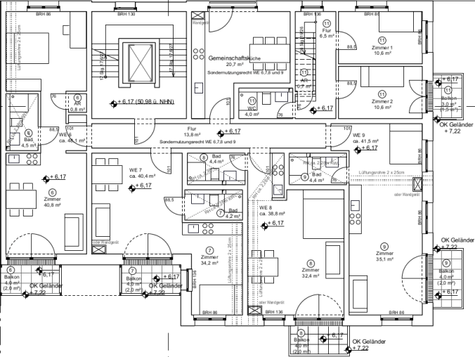Grundriss 2. Obergeschoss