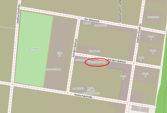 Landkarten- Screenshot von OpenStreetMaps.