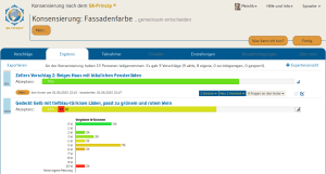 Screenshot-Konsensieren