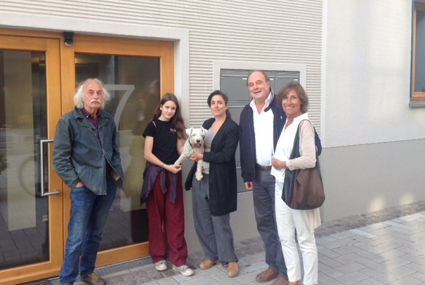 Angelika Freund und Tjerk Dusseldorp zu Besuch