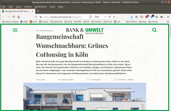 Der Blog der Umweltbank