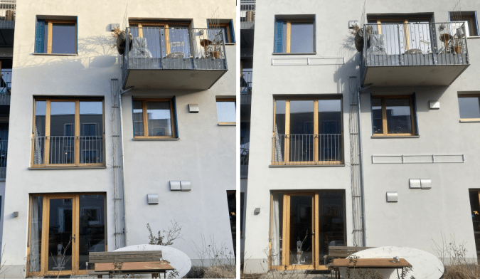 Vorher - nachher Vergleich