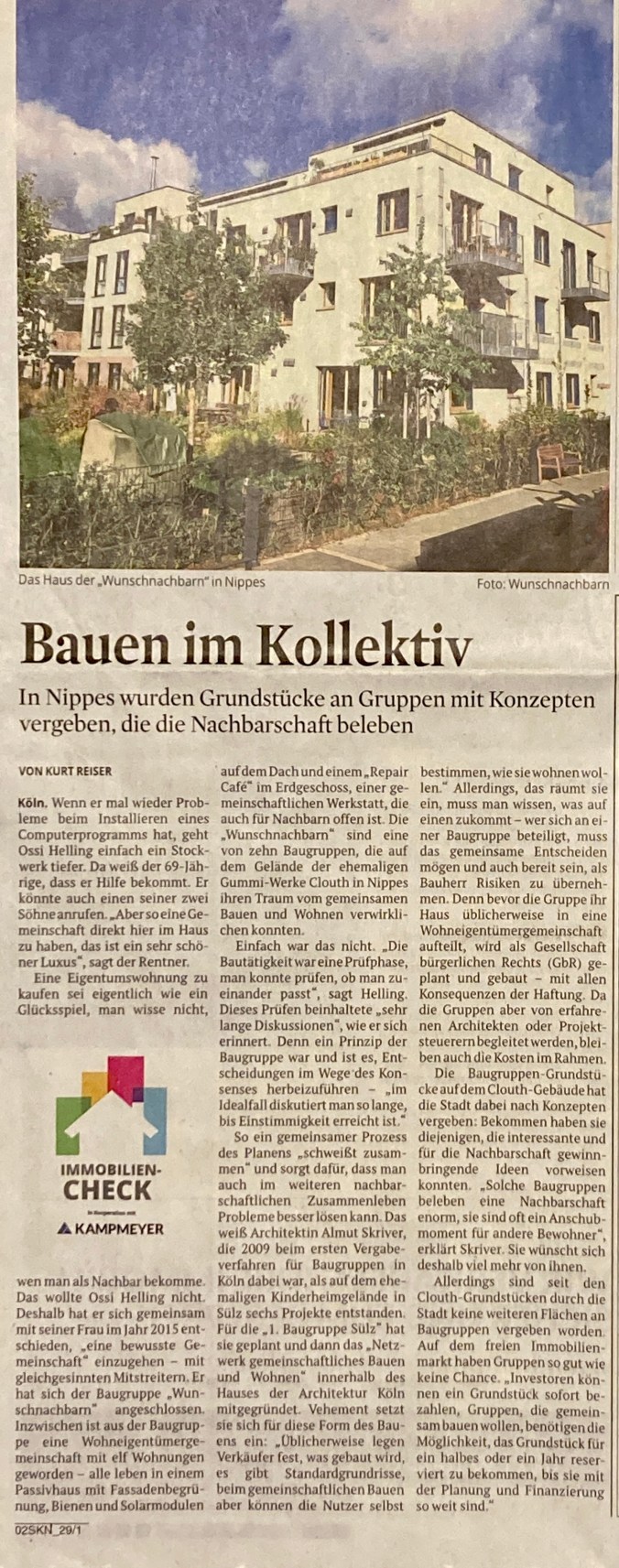 KSTA Artikel - April 2021