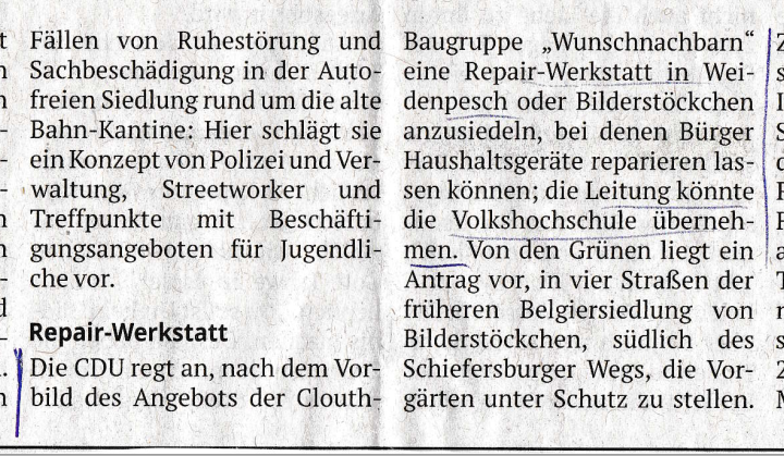 Repair Café Idee expandiert