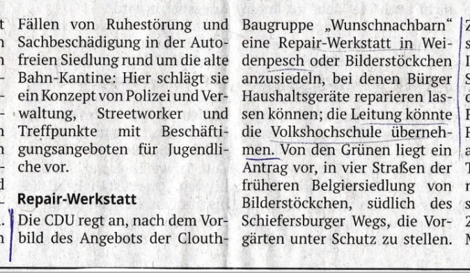 Repair Café Idee expandiert