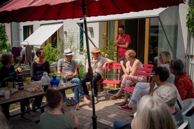 Die anderen Wunschnachbarn auf unserer Terrasse - (c) Felix