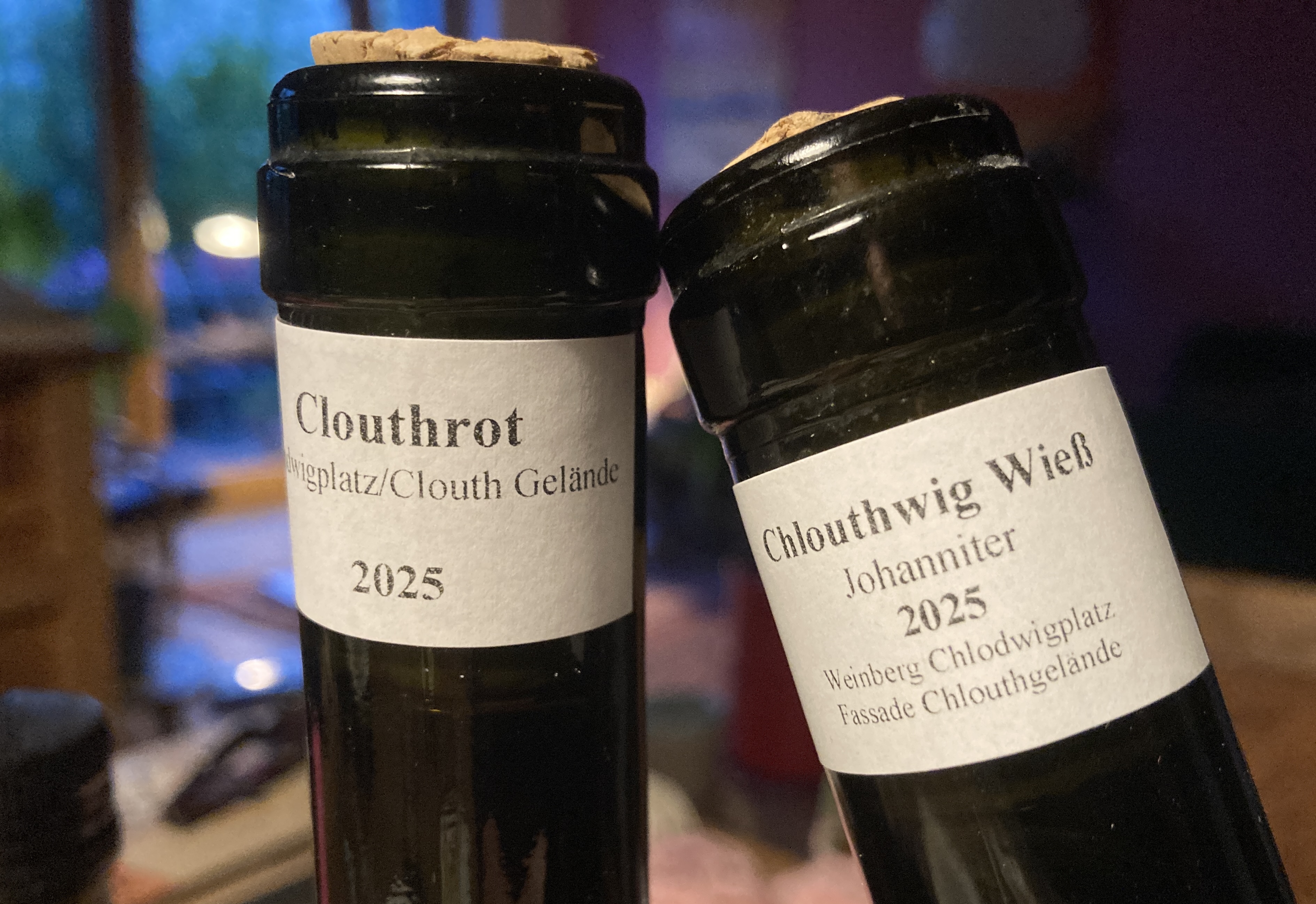 Die beiden ungleichen Zwillinge Clouthrot und Clouthwig Wieß